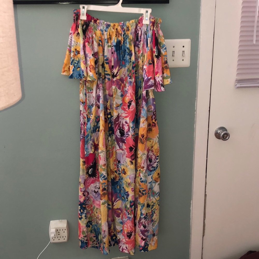 H&M Off the Shoulder Floral Dress